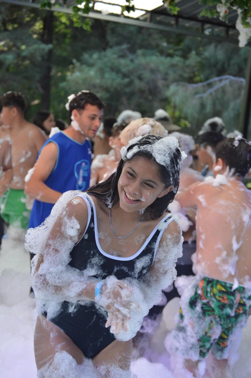 Fiesta de espuma